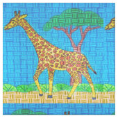 Girafe - Tissu Tissé Polyester (Détail)