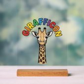 Girafe Vintage Icône Conception de Chemise de Mign (Neutre)