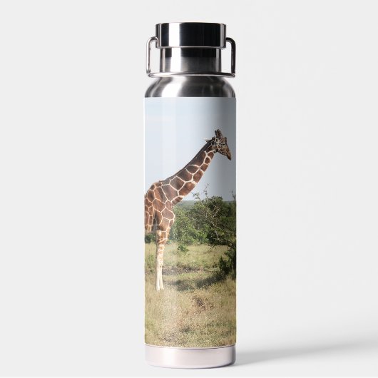 Girafes bouteille d'eau isolée de 22 oz. (Arrière)