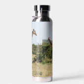 Girafes bouteille d'eau isolée de 22 oz. (Plage)
