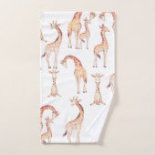Girafes bronzées Fête de bébé unisexe Enfants (Serviette à main)