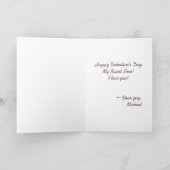 Girafes dans la carte de Valentine d'amour (Intérieur)