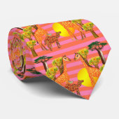 Girafes et cravate de chameau (Roulé)