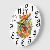 Girafes grande horloge (Angle)