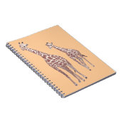 Girafes mère et enfant dessinant des Carnets perso (Côté Droit)