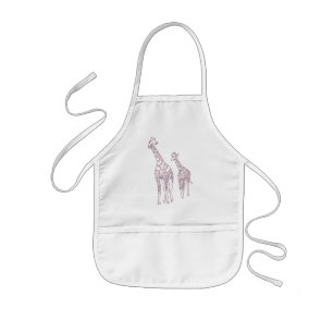 Girafes mère et enfant plan Tabliers