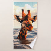 Giraffe (Serviette de bain)