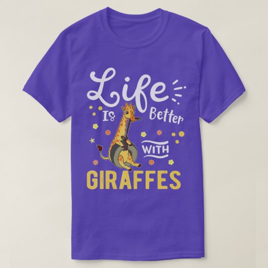 Giraffe - 12 t-shirt (Design voorkant)