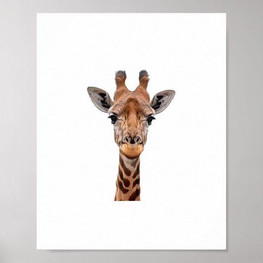 Giraffe _1 poster (Voorkant)