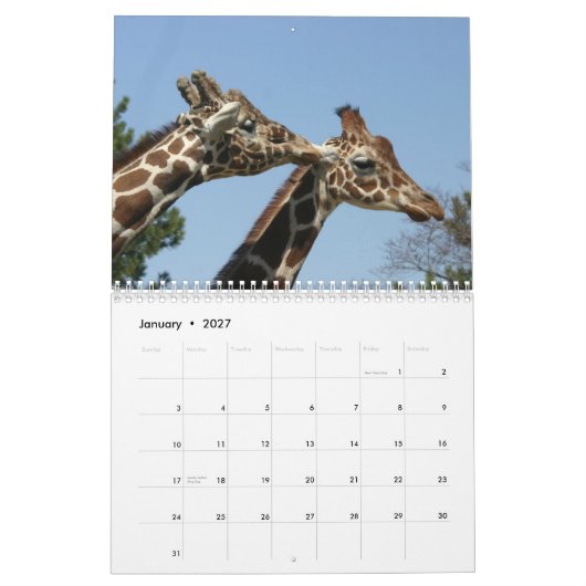 Giraffe 2009 Agenda Kalender (Jan 2027)