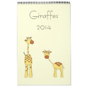 Giraffe 2014. Cartoons. Kalender (Hoes)