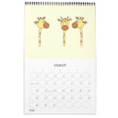 Giraffe 2014. Cartoons. Kalender (Mar 2026)