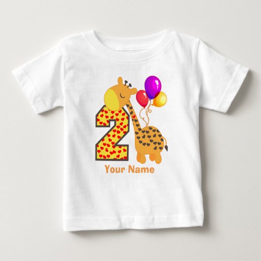 Giraffe 2e verjaardag (Voorkant)