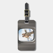 Giraffe aan boord bagagelabel (Voorkant verticaal)