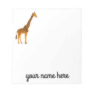 Giraffe - Aangepaste stationaire laptop Notitieblok