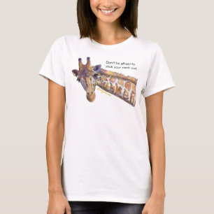 Giraffe aangepaste T-Shirt
