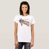 Giraffe aangepaste T-Shirt (Voorkant volledig)