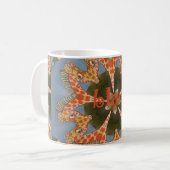 Giraffe Abstracte kunst Print Koffiemok (Voorkant links)