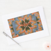 Giraffe Abstracte kunst Print Rechthoekige Sticker (Envelop)