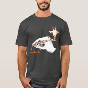 Giraffe-achtige pennen: Schrijf hoog, lach hard! T-shirt