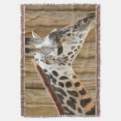 Giraffe Afbeelding Throw Blanket Deken (Voorkant Verticaal)
