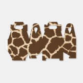 Giraffe afdrukken bedankdoosjes (Uitgevouwen)