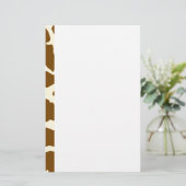 Giraffe afdrukken briefpapier (Staand voorkant)