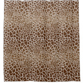 Giraffe afdrukken douchegordijn (Voorkant)
