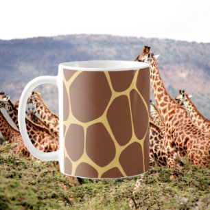 Giraffe afdrukken koffiemok