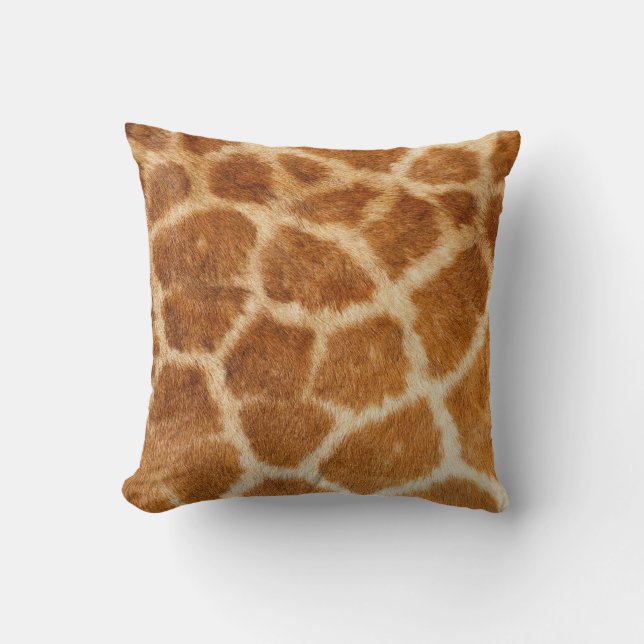 Giraffe afdrukken kussen (Voorkant)