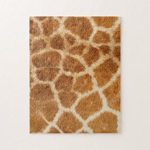 Giraffe afdrukken legpuzzel