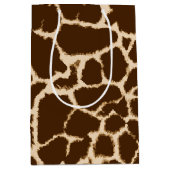 Giraffe afdrukken medium cadeauzakje (Voorkant)