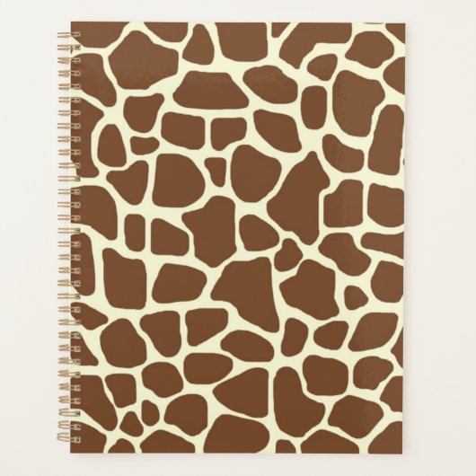 Giraffe afdrukken planner (Voorkant)