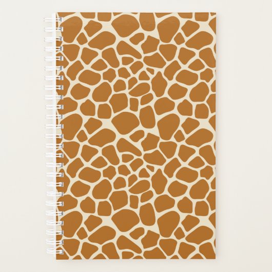 Giraffe afdrukken planner (Voorkant)