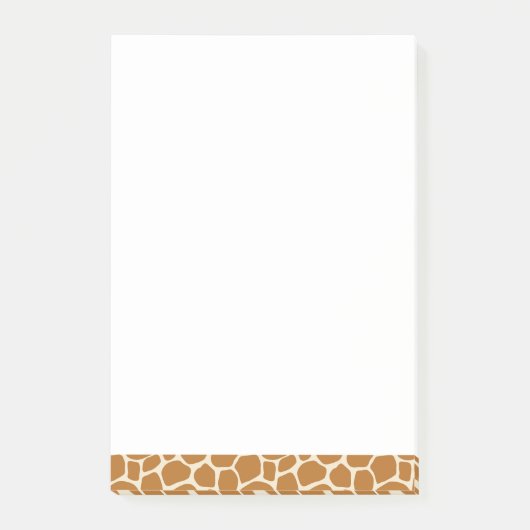 Giraffe afdrukken post-it® notes (Voorkant)