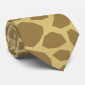 Giraffe afdrukken stropdas (Opgerold)