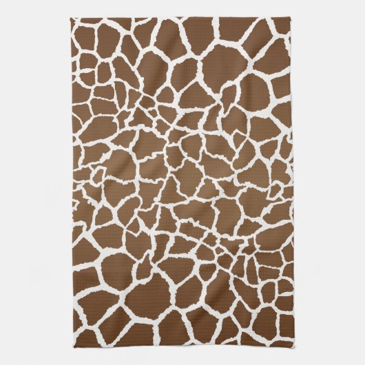 Giraffe afdrukken theedoek (Verticaal)