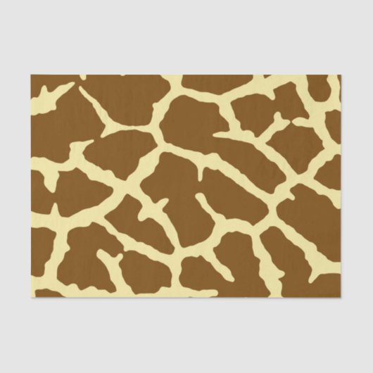 Giraffe afdrukken tissuepapier (Voorkant)