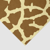 Giraffe afdrukken tissuepapier (Detail)