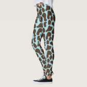 Giraffe Afdrukpatroon Leggings (Links)