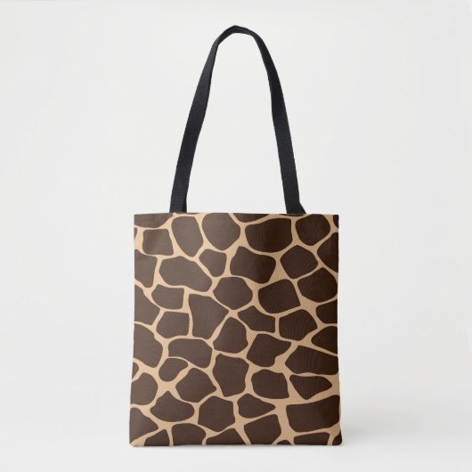 Giraffe Afdrukpatroon Tote Bag (Voorkant)