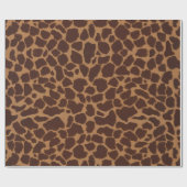 Giraffe Afdrukpatroonplaten Cadeaupapier (Vlak)