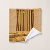 Giraffe africaine personnalisée de luxe Imprimer E (Gant de toilette)