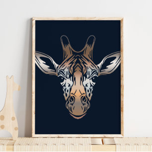Giraffe African Print Elegante Giraffe Animal Ar