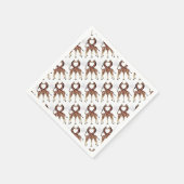 Giraffe Afrika personaliseert de bestemming Servet (Hoek)