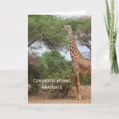 Giraffe Afstuderen Card Kaart (Voorkant)