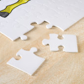 Giraffe als Sailor met Sailor pet Legpuzzel (Zijkant)