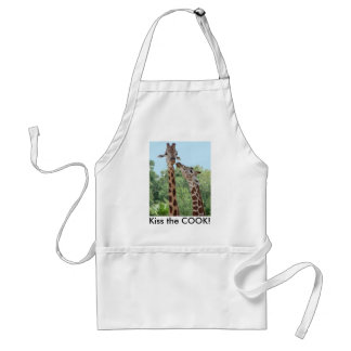 Giraffe Apron: Kus de COOK! Standaard Schort