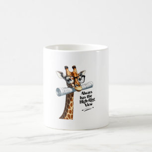 Giraffe Architect Mok - grappig