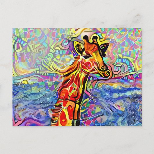 GIRAFFE ART BRIEFKAARTEN (Voorkant)